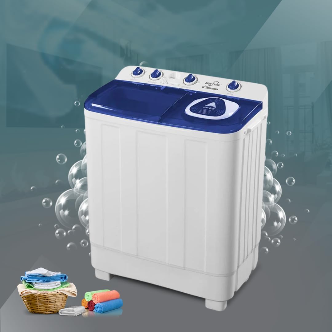 Star Track Twin Tub Washing Machine 13KG – Semi Automatic Spin Dry Energy Efficient SW-1300B1-TK
