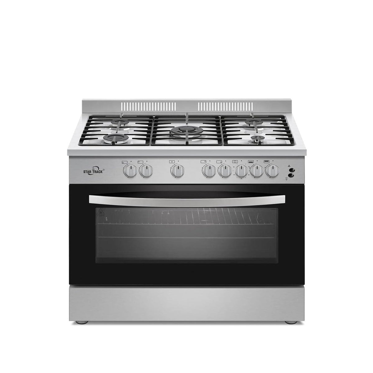 Star Track Freestanding Gas Cooker 90x60cm 5 Burners Full Safety Rotisserie Auto Ignition SG-KL9060-HI