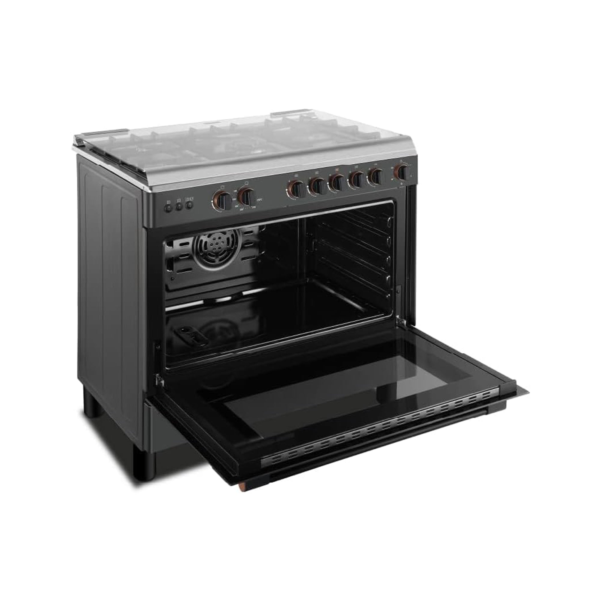 Toshiba 90 × 60 cm Freestanding Gas Cooking Range 5 Burners TBA-36LMG5G089KS – Gas Oven & Grill
