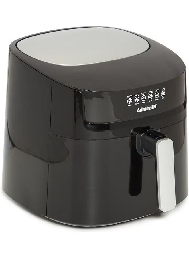Air Fryer Frying Rack 6.5L Frying Basket 6.0L Frying Pot 7.2L Touch Panel With Preset 8 Program 120V 50-60Hz 6.5 L 1800 W ADAF65BLT Black