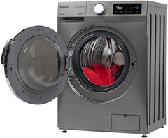 Panasonic 8kg Front Load Washing Machine,5 Star Water & Energy Efficiency, Abaya wash by Gentle Hand Wash/Active Foam by Active Speed/Pause & Add - NA16MG1WL