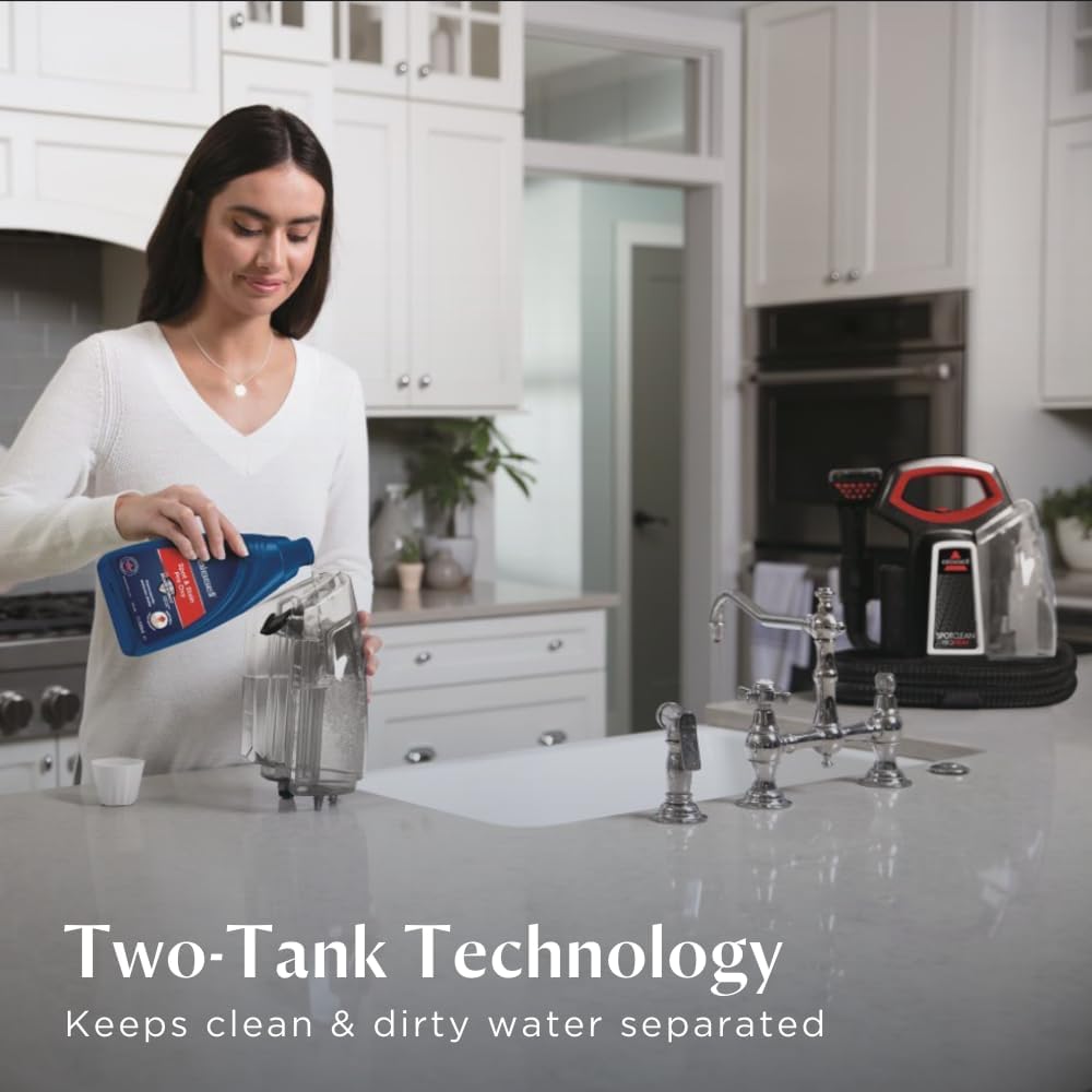 BISSELL SpotClean ProHeat 4720E – Portable Cleaner with Powerful Suction & HeatWave Technology | Removes Tough Stains from Carpets, Furniture, Curtains & Car Interiors | 2-Year BISSELL Warranty