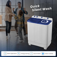 Star Track Twin Tub Washing Machine 7KG – Semi Automatic Spin Dry Lint Filter SW-700B1-TK