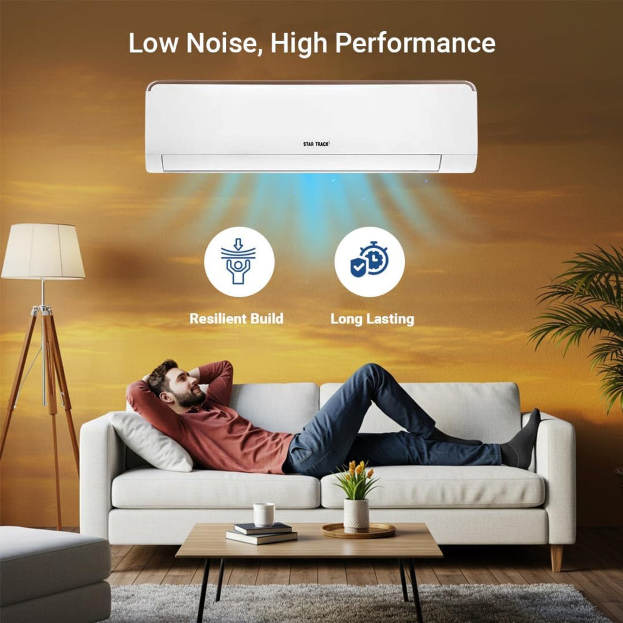 Star Track 12000 BTU Split Air Conditioner T3 Rotary Compressor Fast Cooling Remote Control ST18000BTUHVO