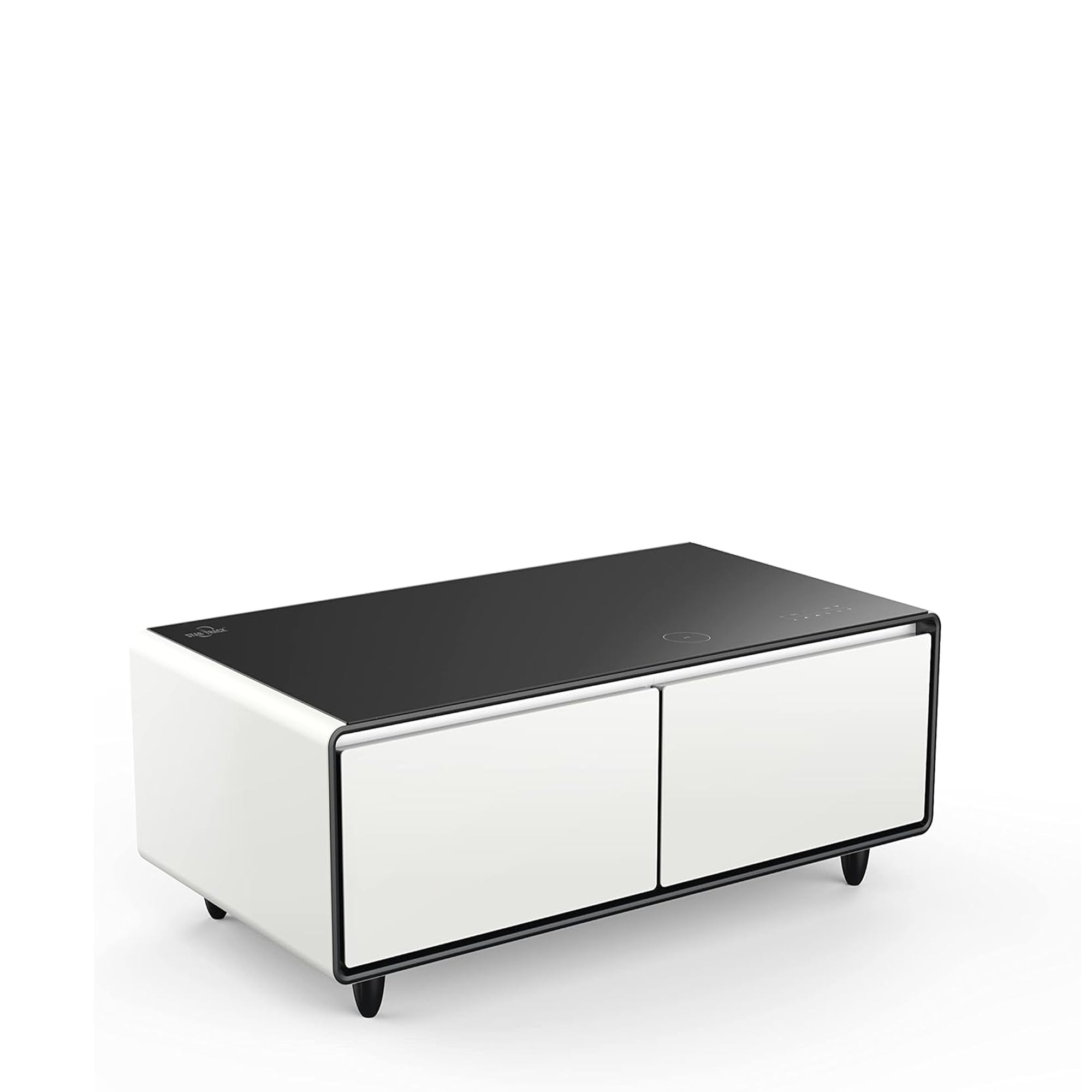 Star Track 135L Smart Table Refrigerator with Bluetooth Speaker Wireless Charging & LED Control ST-TMT-135L (BLACK)
