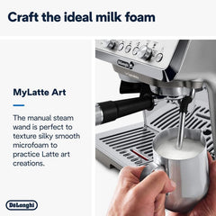 De'Longhi Barista Coffee Machine LA SPECIALISTA ARTE EVO Cold Brew Semi-Automatic Espresso Machine with Cold Extraction Technology, Barista Kit, Built-in Grinder, Milk Frother,15 Bar Pressure EC9255.M