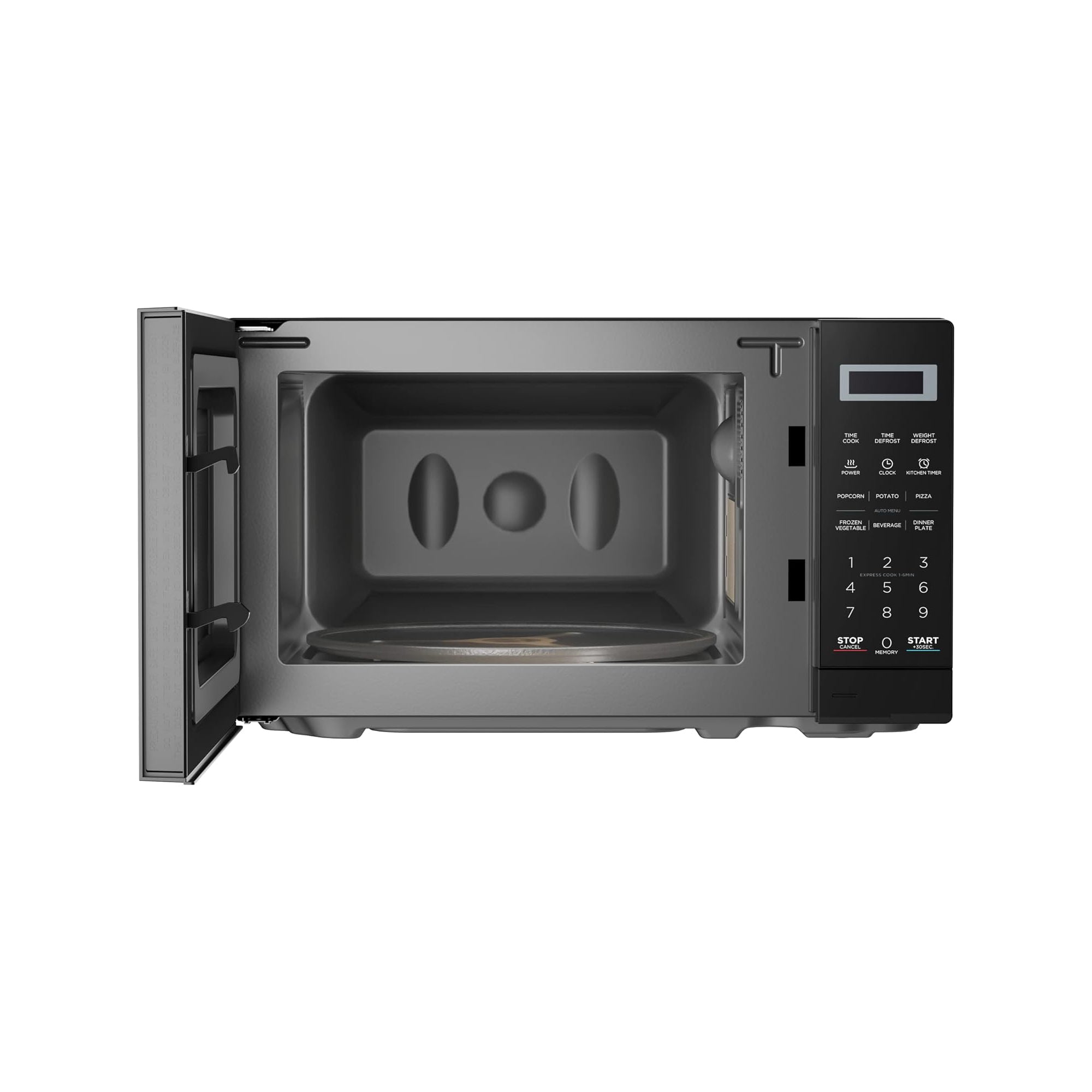 Midea 20 Liter Solo Microwave Oven – 700W Digital Touch Control Auto Menu Child Lock EM721BK