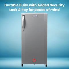 Star Track 210L Single Door Refrigerator with Freezer Box & Adjustable Shelves ST-FRG-210L (Gray)