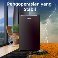 Changhong Single Door Refrigerator 100L Semi Auto Defrost Adjustable Thermostat Separate Freezer FSR130DB (Black)