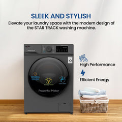 Star Track Front Load Washing Machine 9 kg Pure Clean Ultra-Wash & Smart Diagnosis SW-900ATT1-SK