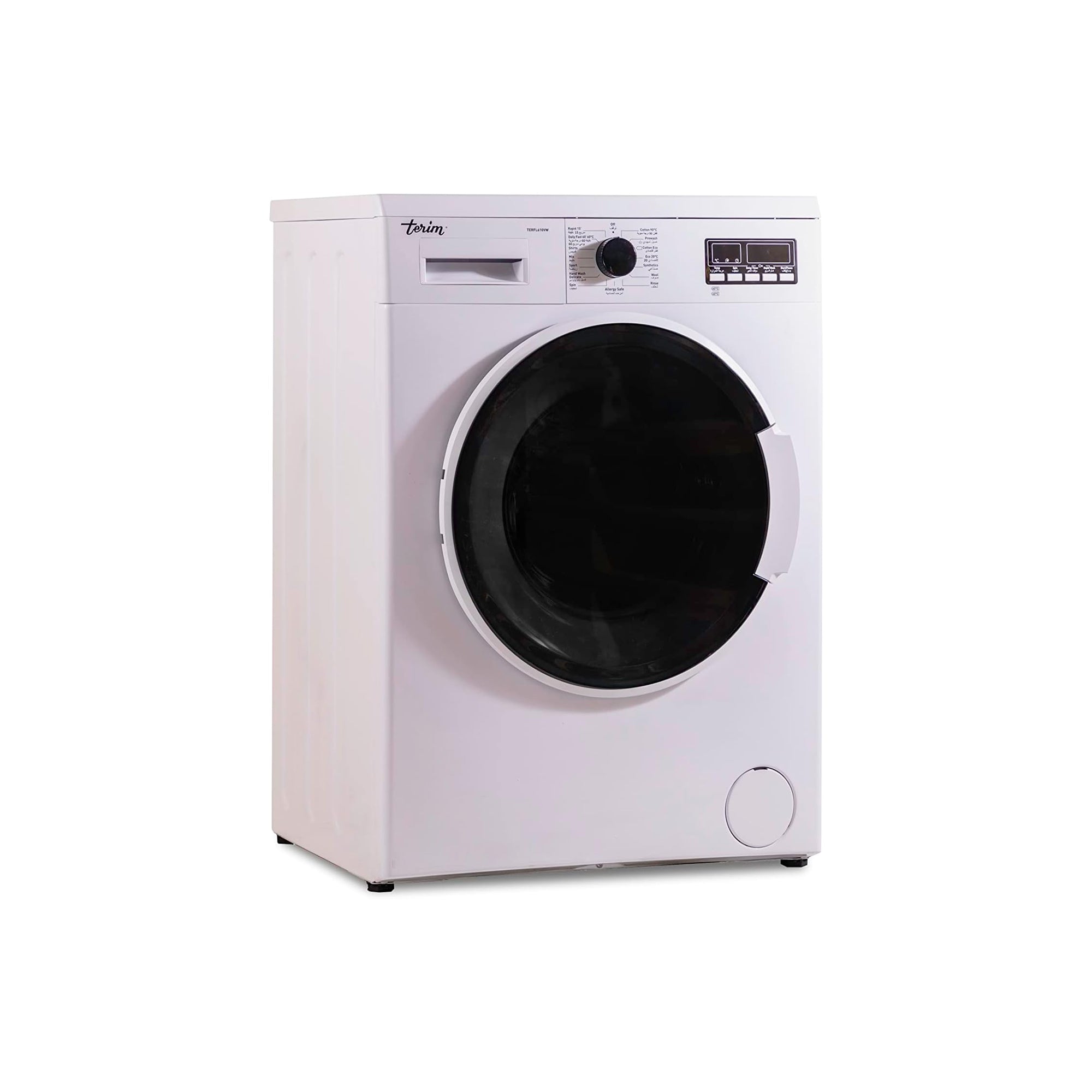 Terim Front Load Washing Machine 6kg 15 Programs 1000 RPM TERFL610VW