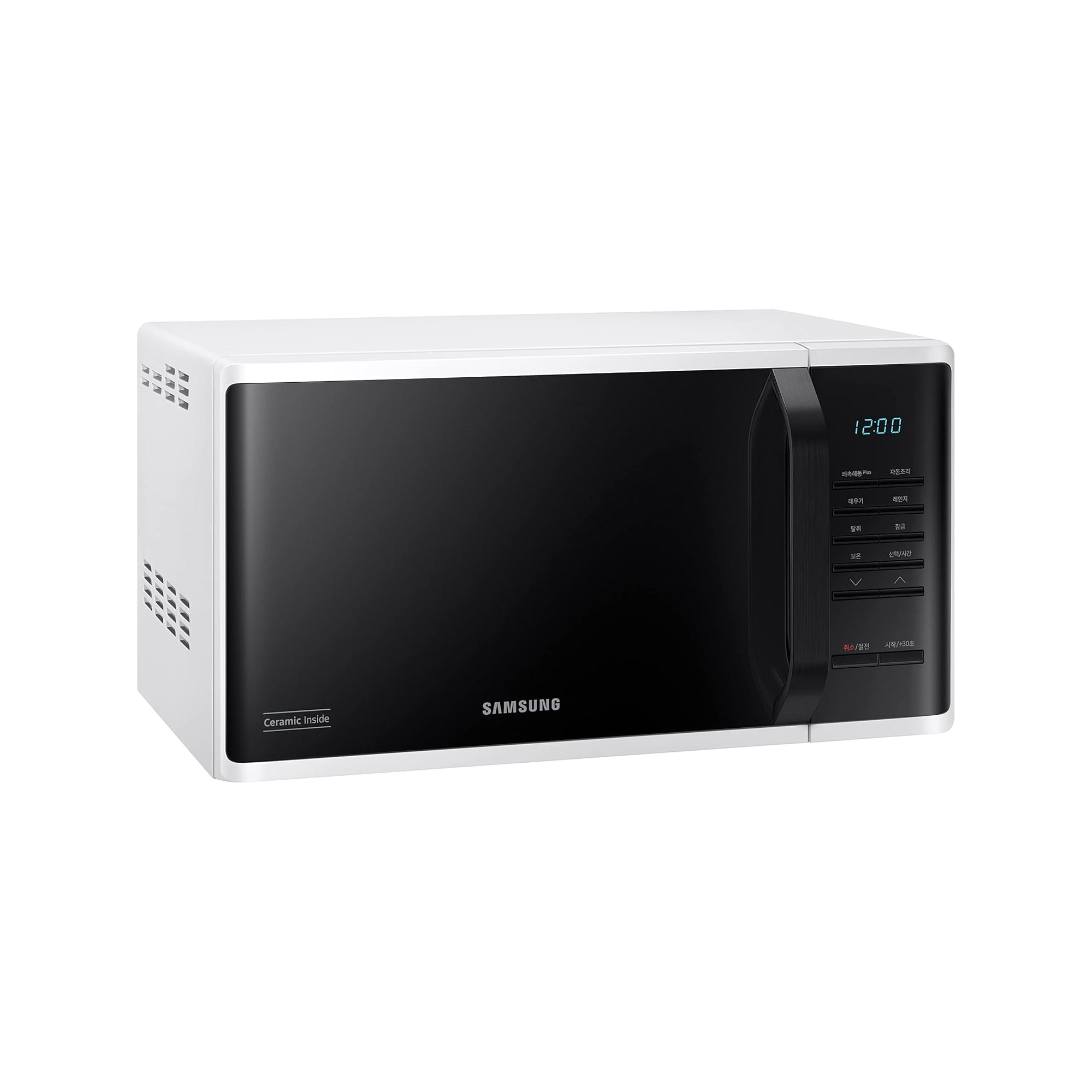 Samsung 23 Liter Solo Microwave Oven – 800W Quick Defrost Ceramic Inside Auto Cook MS23K3513AW