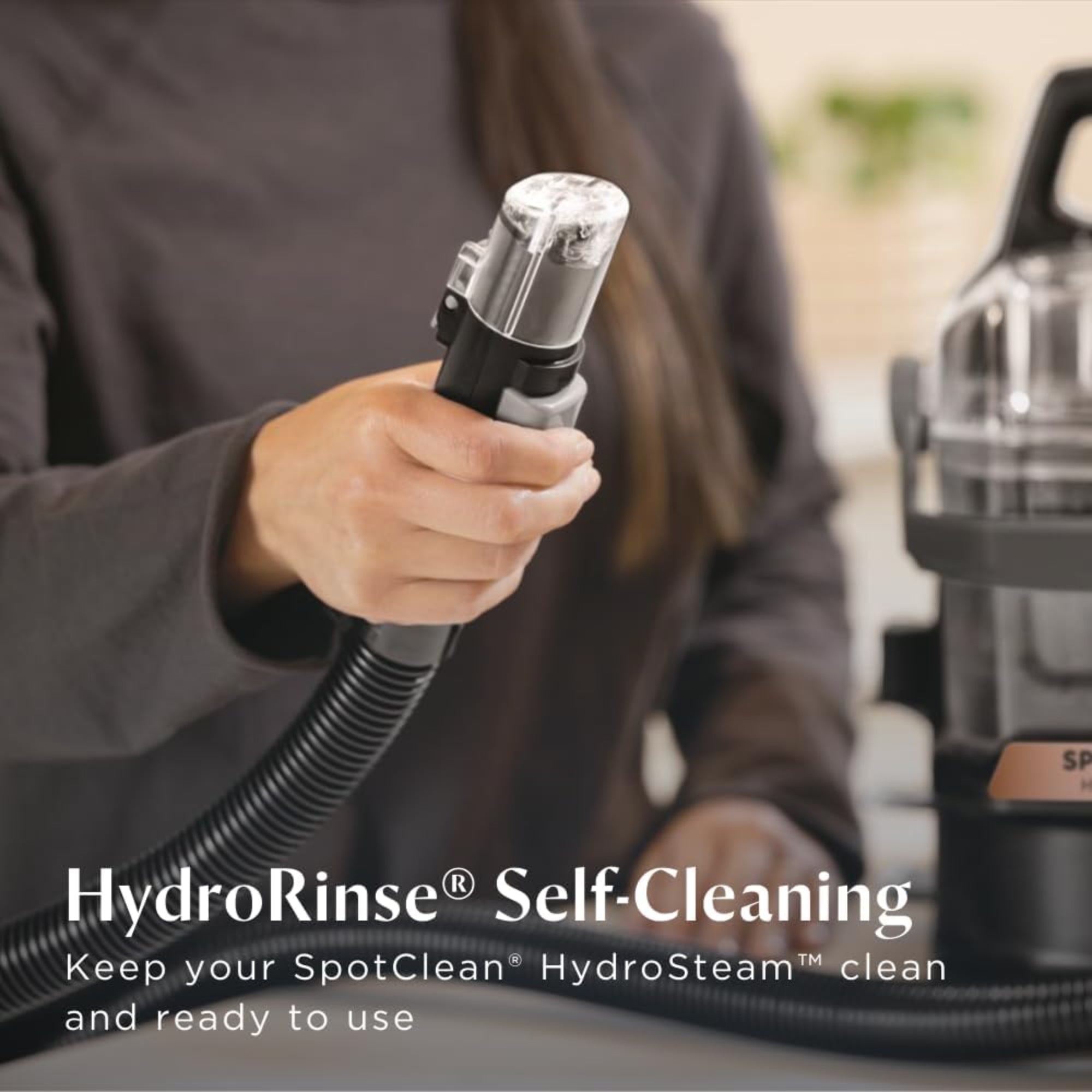 BISSELL SpotClean HydroSteam Portable Deep Cleaner HydroSteam Technology 17000Pa Suction 3 Cleaning Modes 3700E