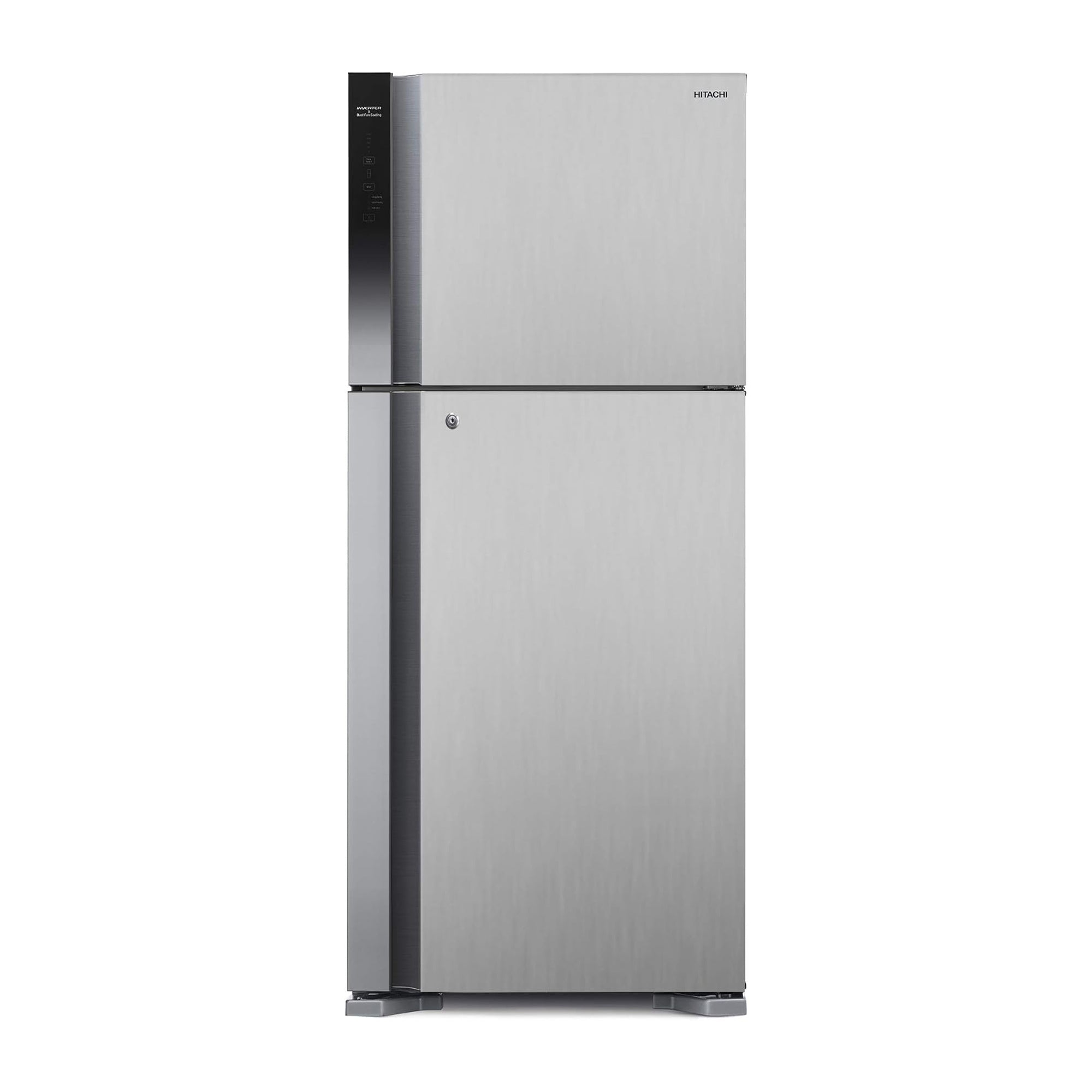 Hitachi Top mount Refrigerator 597 L Inverter Compressor R-V715PUK7K Silver