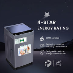 Star Track 8KG Top Load Fully Automatic Washing Machine with Inverter Technology & Digital Control SW-800ATT1-SK(T) (GRAY)