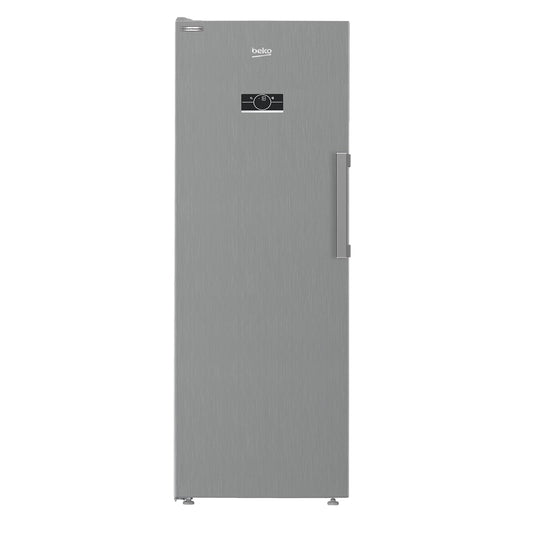 Beko 286L Upright Freezer – No Frost Inverter Compressor Reversible Door Titanium Inox RFNE360X