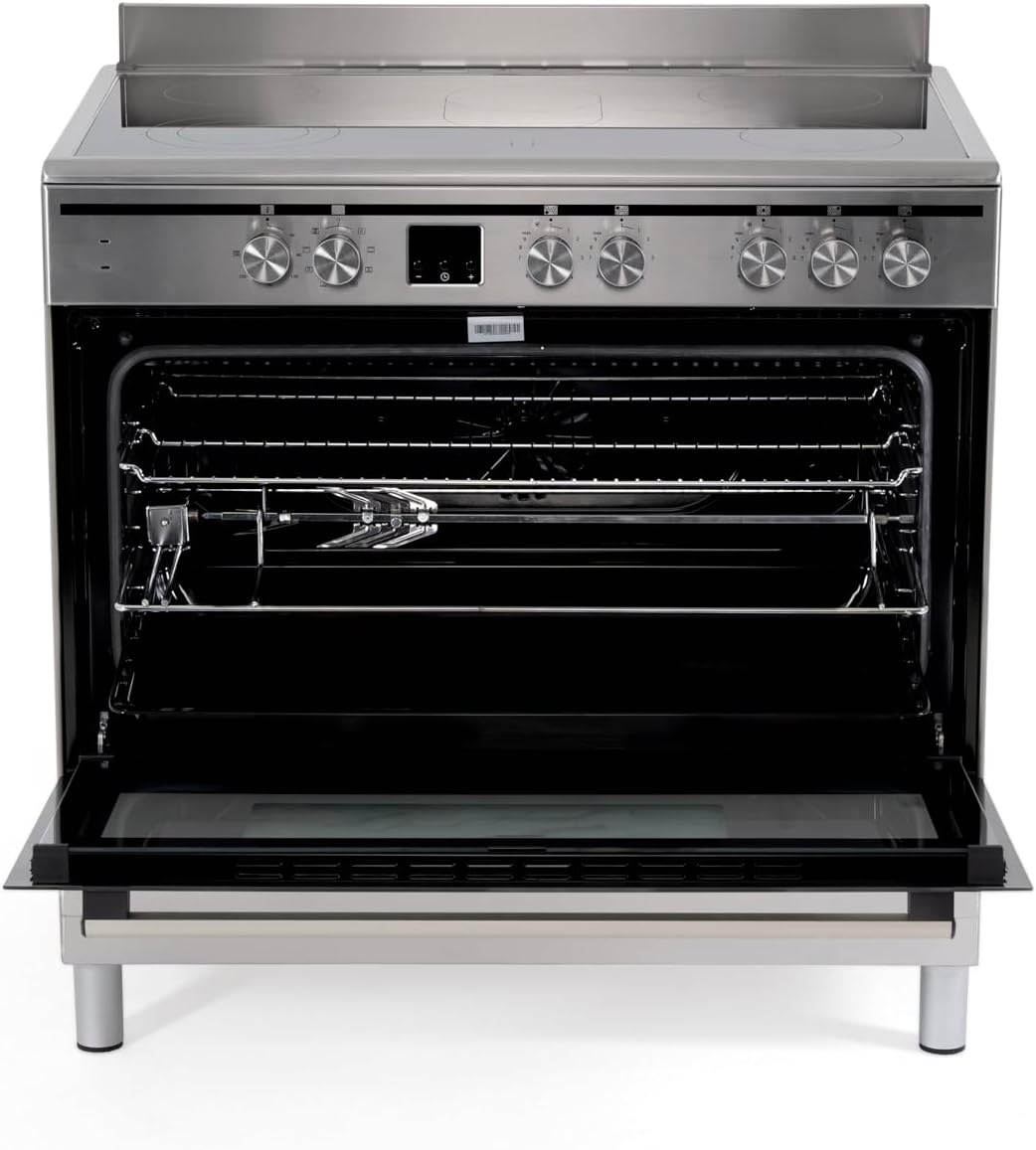 Terim 90X60 Ceramic Cooking Range, 9 Oven Function With Turbo Fan, Tervc96St