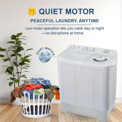 Star Track 7KG Twin Tub Semi-Automatic Washing Machine with Spin Dryer & Lint Filter – SW-700W1TK (WHITE)