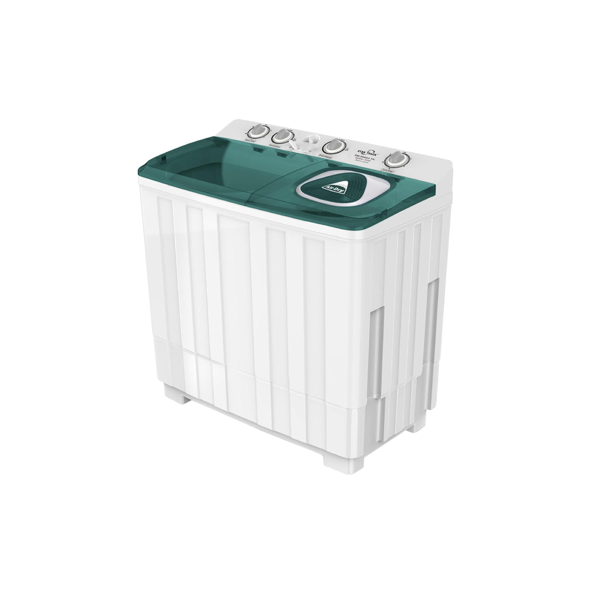 Star Track 9KG Twin Tub Semi-Automatic Washing Machine with Spin Dryer & Transparent Lid – SW-900G1TK (WHITE)