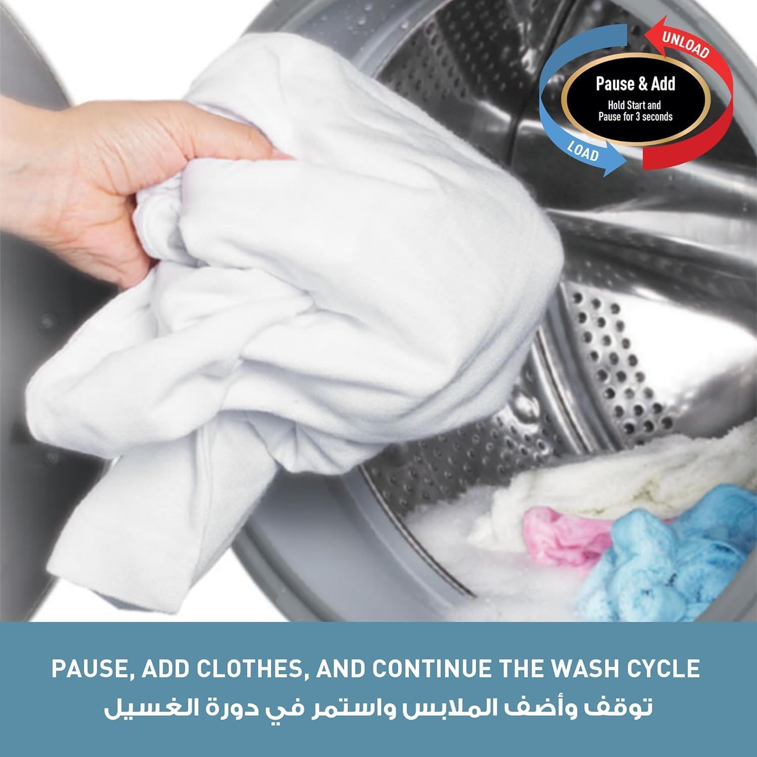 Panasonic Front Load Washer Dryer Combo 8 kg Wash + 6 kg Dry NA-S086M4