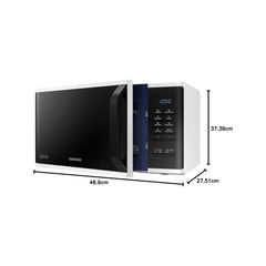 Samsung 23 Liter Solo Microwave Oven – 800W Quick Defrost Ceramic Inside Auto Cook MS23K3513AW
