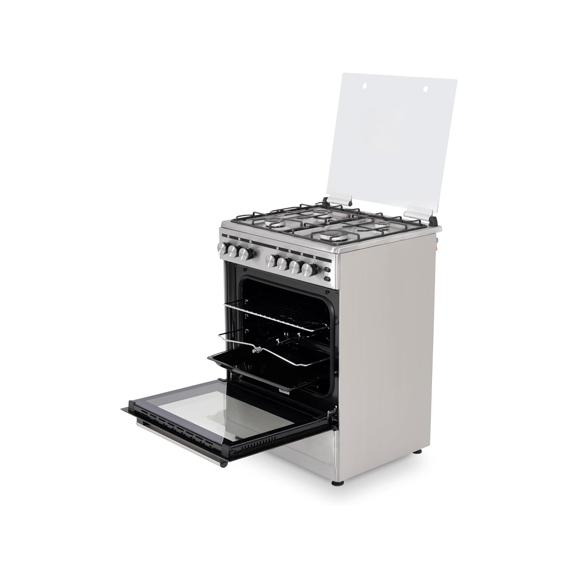 Terim 60X60cm Freestanding Gas Cooker 4 Burners TERGC66ST (Stainless Steel)