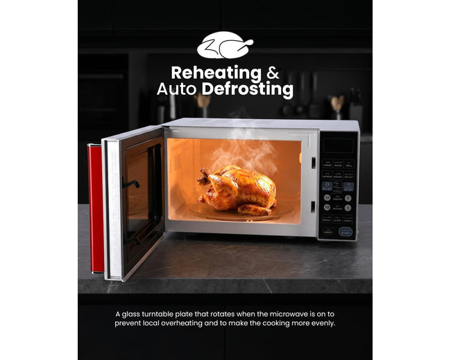 Geepas GMO1876 27L Digital Microwave Oven, 900W, Child Lock