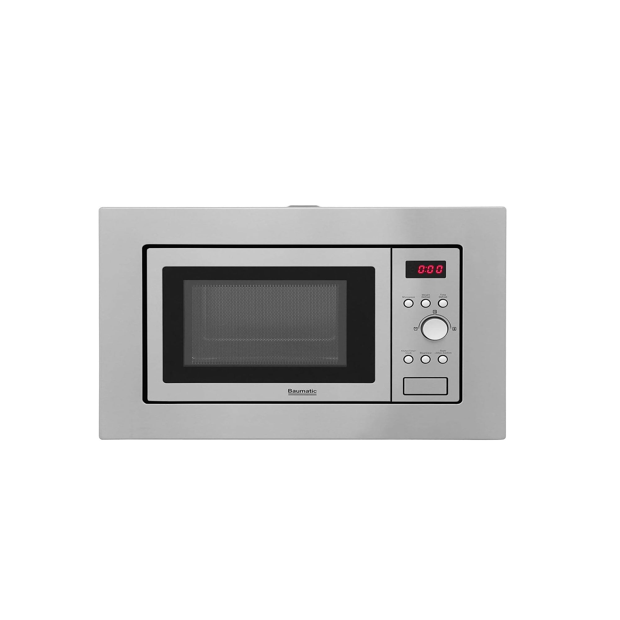 Baumatic Built-In Microwave 20L – 800W 8 Programs BMIS3820 (Stainless Steel)