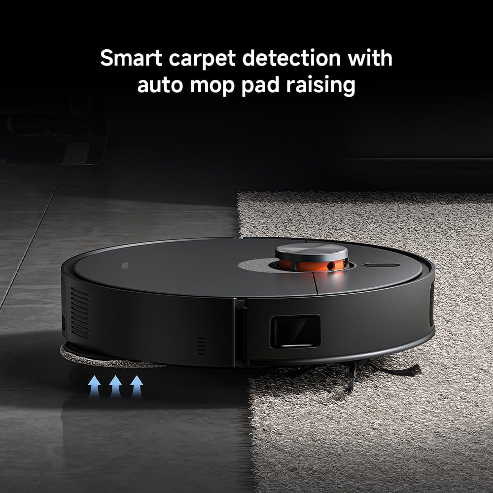 Xiaomi X20 Max Robot Vacuum and Mop, Self-Drying, Auto Mop Washing, 8000Pa Suction, Self-Emptying, Structured light and edge laser obstacle avoidance,Edge cleaning