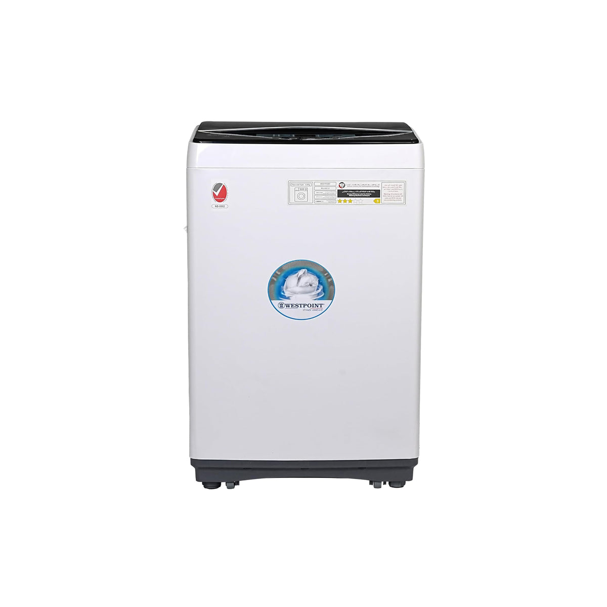 Westpoint Top Load Washing Machine 8KG – Fully Automatic 9 Programs LED Display WLX-821P