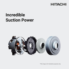 Hitachi Drum Vacuum Cleaner 2100W 18L Aero Power Brush Blower Function Washable Filter CV955NBLGCM