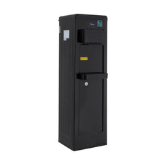 Midea Top Load Water Dispenser – Hot Cold & Ambient Child Lock Stainless Tank YL1917SAE-BK (Black)