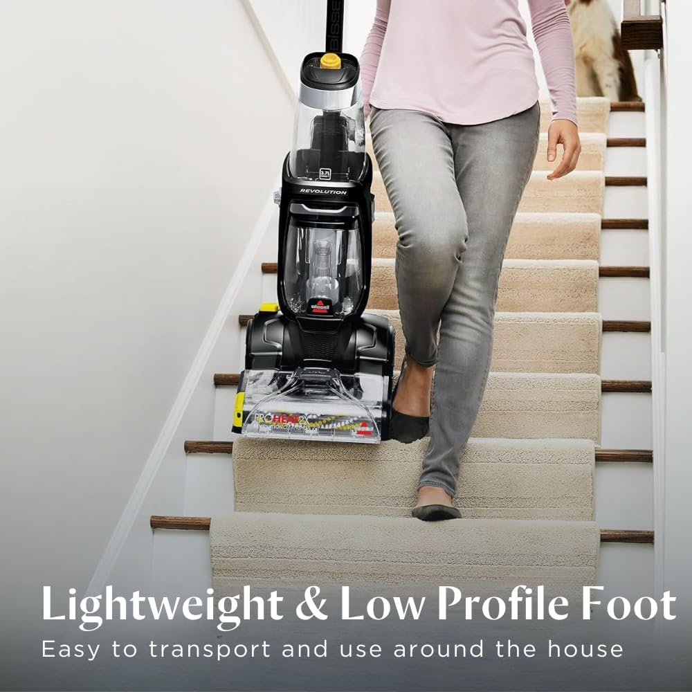 BISSELL ProHeat 2X Revolution Cleanshot 2066E – Upright Carpet Cleaner with HeatWave Technology, Powerful Stain Removal, Large 10kg, Ideal for Tough Stains & Deep Cleaning | 2-Year BISSELL Warranty
