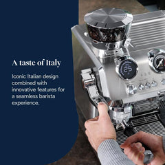 De'Longhi Barista Coffee Machine LA SPECIALISTA MAESTRO Cold Brew Espresso Machine with Cold Extraction, Digital Display, Auto Milk Frother, Barista Kit, Built-in Grinder & Tamping, 15 Bar EC9885.M