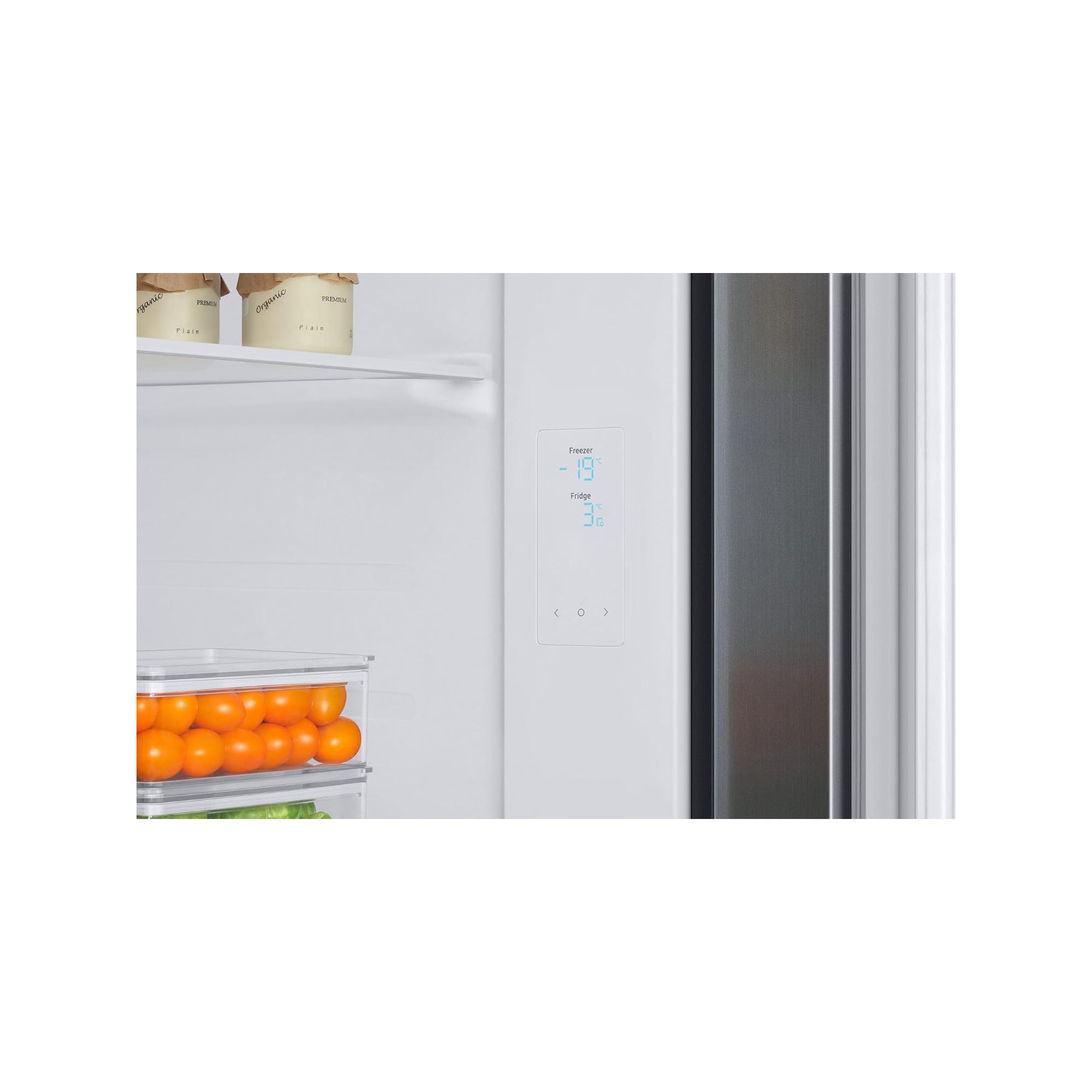 Samsung SpaceMax American-Style Fridge Freezer 652L Twin Cooling Plus RS66A8101S9 (Silver)