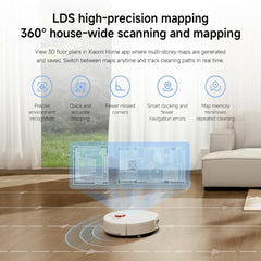 Xiaomi Robot Vacuum H40 10000Pa LDS Navigation Smart Mapping Auto Dust Emptying Voice Control