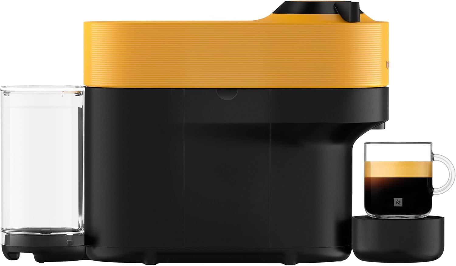 Nespresso Vertuo Pop Coffee Machine by Nespresso - Vibrant Mango Yellow Design, Automatic Capsule System, UAE Version