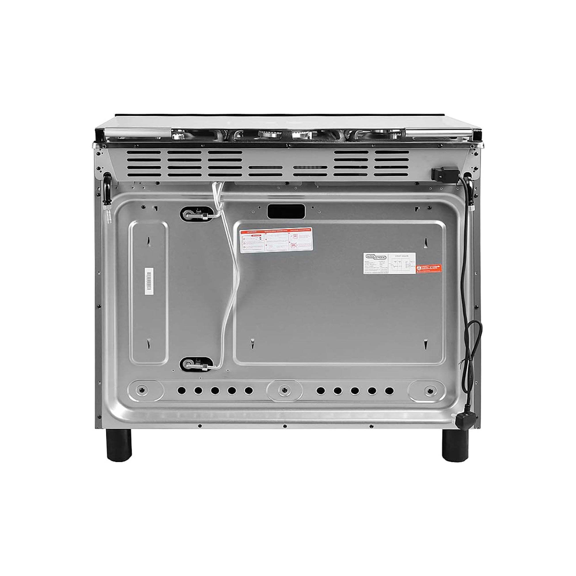 Super General 90×60 cm Freestanding Gas Cooker with 5 Burners – Gas Oven Grill & Rotisserie SGC901FS
