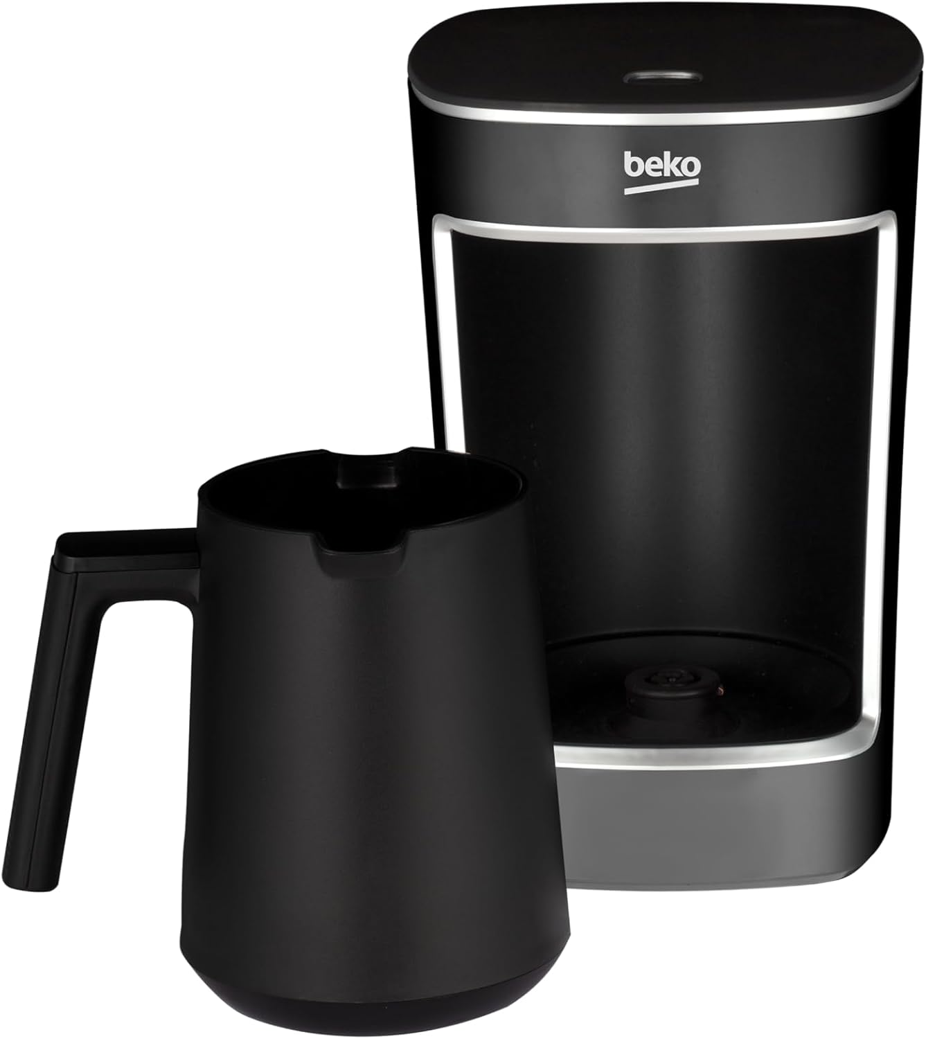 Beko TKM 2341 5-Cup Mocha Maker, Cooksense, Frothy Turkish Coffee, Spill-proof, One-Touch Control, Black