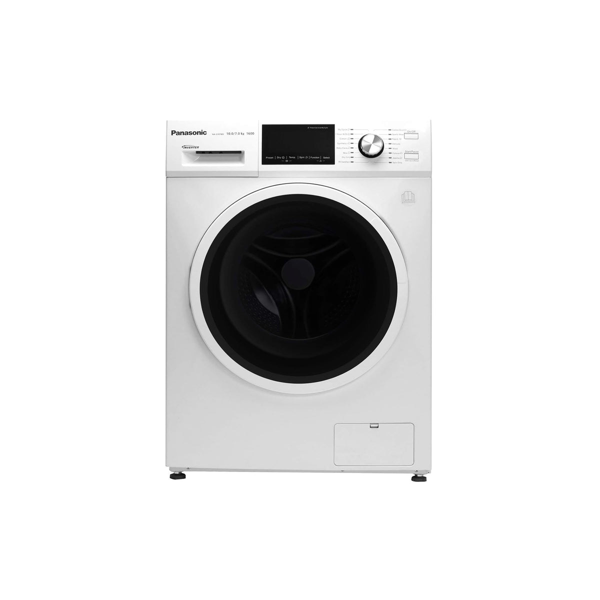 Panasonic 10/7 kg Washer Dryer – 1600 RPM Inverter Motor Abaya Wash Hygiene Care NA-S107M2WAE