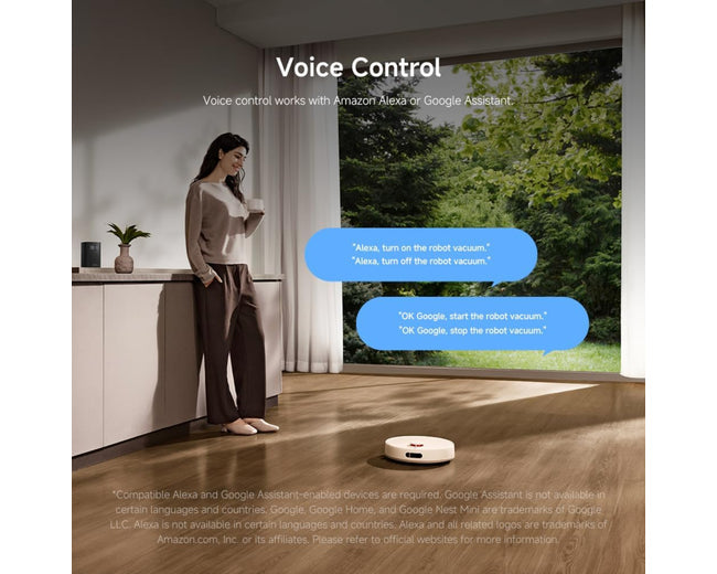 Xiaomi Robot Vacuum H40 with auto-empty station - alternate angle