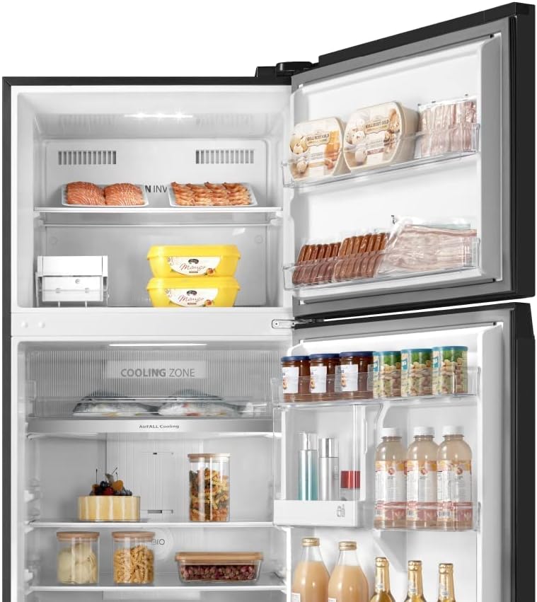 Toshiba Inverter Refrigerator 559L 2 Doors| Fridge & Freezer with Airfall Cooling System 4 Star Dark Silver Model GR-RT559WE-PME(37)