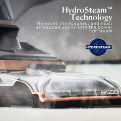 BISSELL Revolution HydroSteam Carpet Deep Cleaner 3672E – The Only Carpet Cleaner with the Powerful Steam Cleaning technology for Carpets & Upholstery, Large Tank | 2-Year BISSELL Warranty
