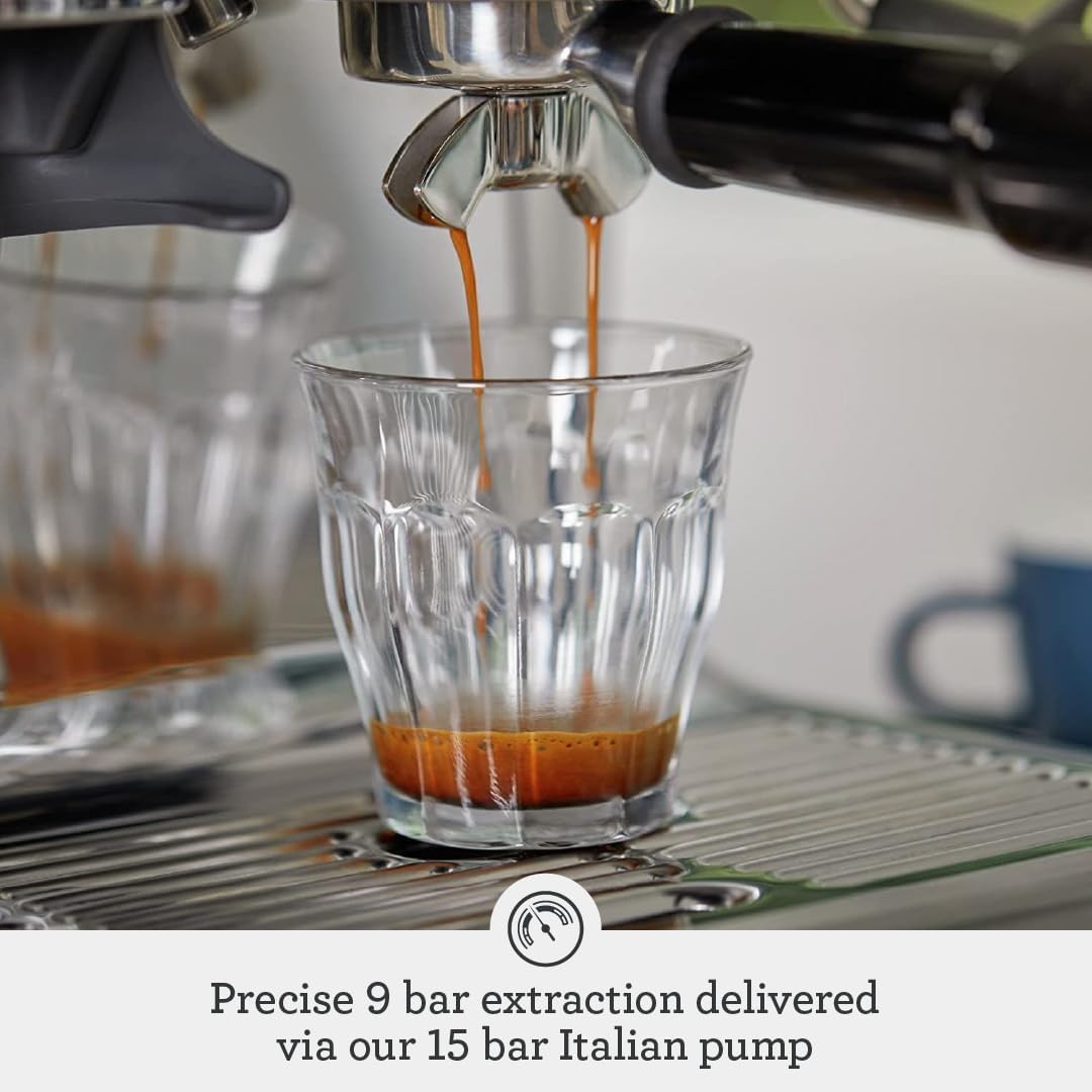 Sage - The Barista Express - Bean to Cup Coffee Machine with Grinder | Milk Frother, Brushed Stainless Steel - UAE Version, 2 Yr Warranty, Free Coffee from RAW