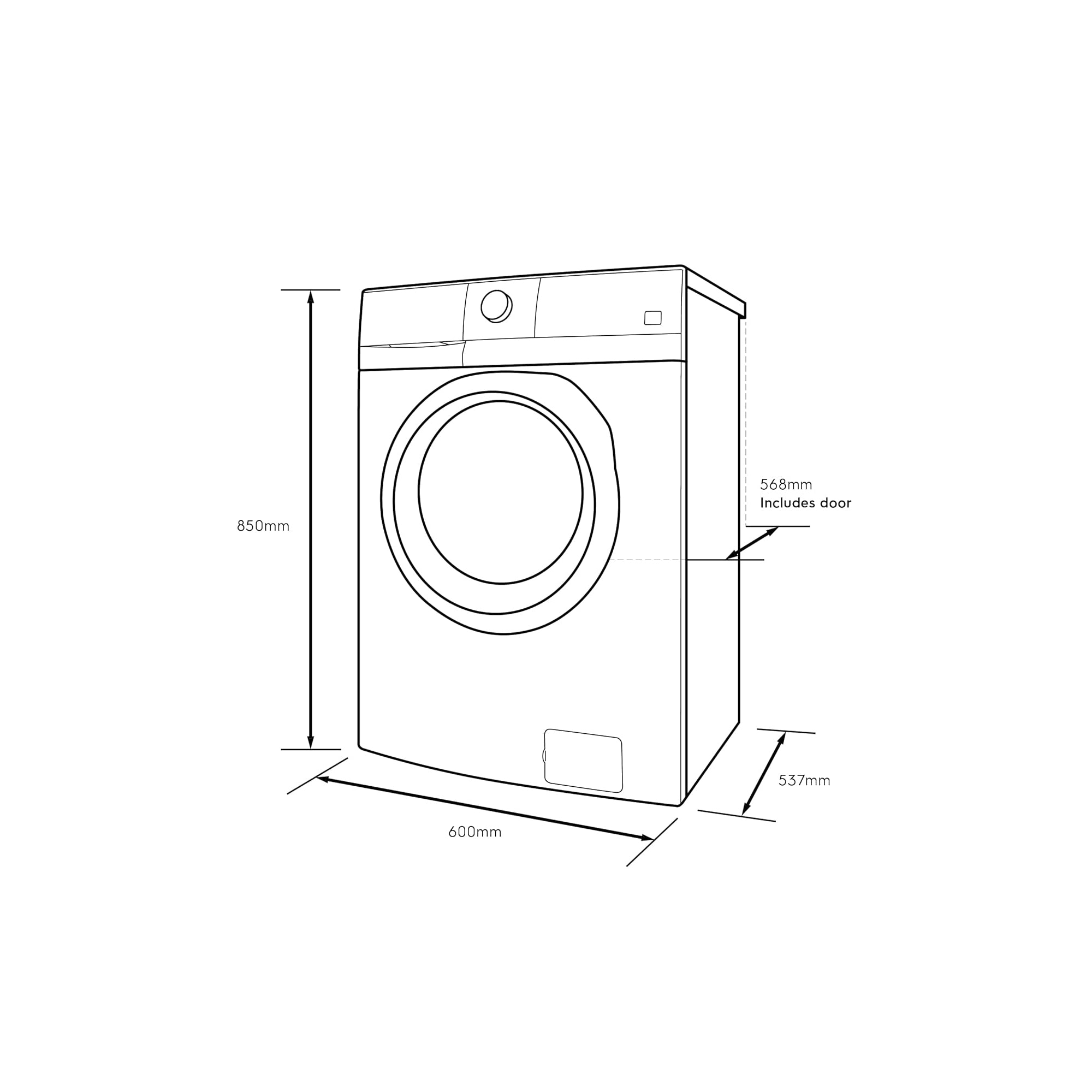 Electrolux Washer dryer 7/5 kg – Eco Inverter Motor 1200 RPM & Multiple Wash Programs EWW7024M3SB