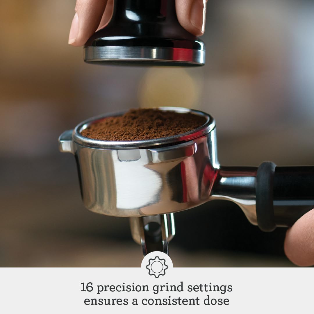 Sage - The Barista Express - Bean to Cup Coffee Machine with Grinder | Milk Frother, Brushed Stainless Steel - UAE Version, 2 Yr Warranty, Free Coffee from RAW