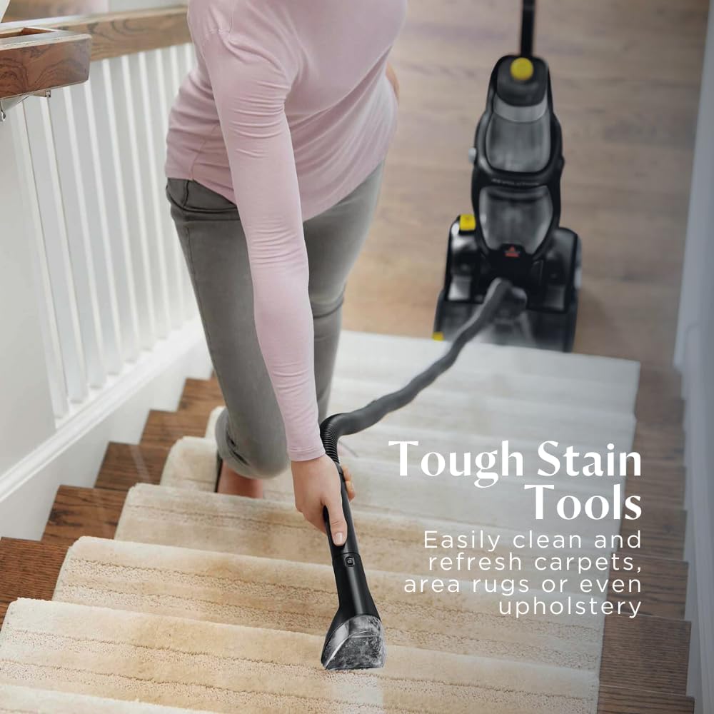BISSELL ProHeat 2X Revolution Cleanshot 2066E – Upright Carpet Cleaner with HeatWave Technology, Powerful Stain Removal, Large 10kg, Ideal for Tough Stains & Deep Cleaning | 2-Year BISSELL Warranty