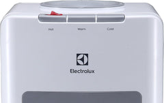 Electrolux Water Dispenser, Top Loading, 3-taps Equipped with Hot Cold and Ambient Temperature, Floor Standing, LED Indicator, Child Safety Lock for Faucet, Ideal for Home, Office & Pantry, EDBMFSXWG