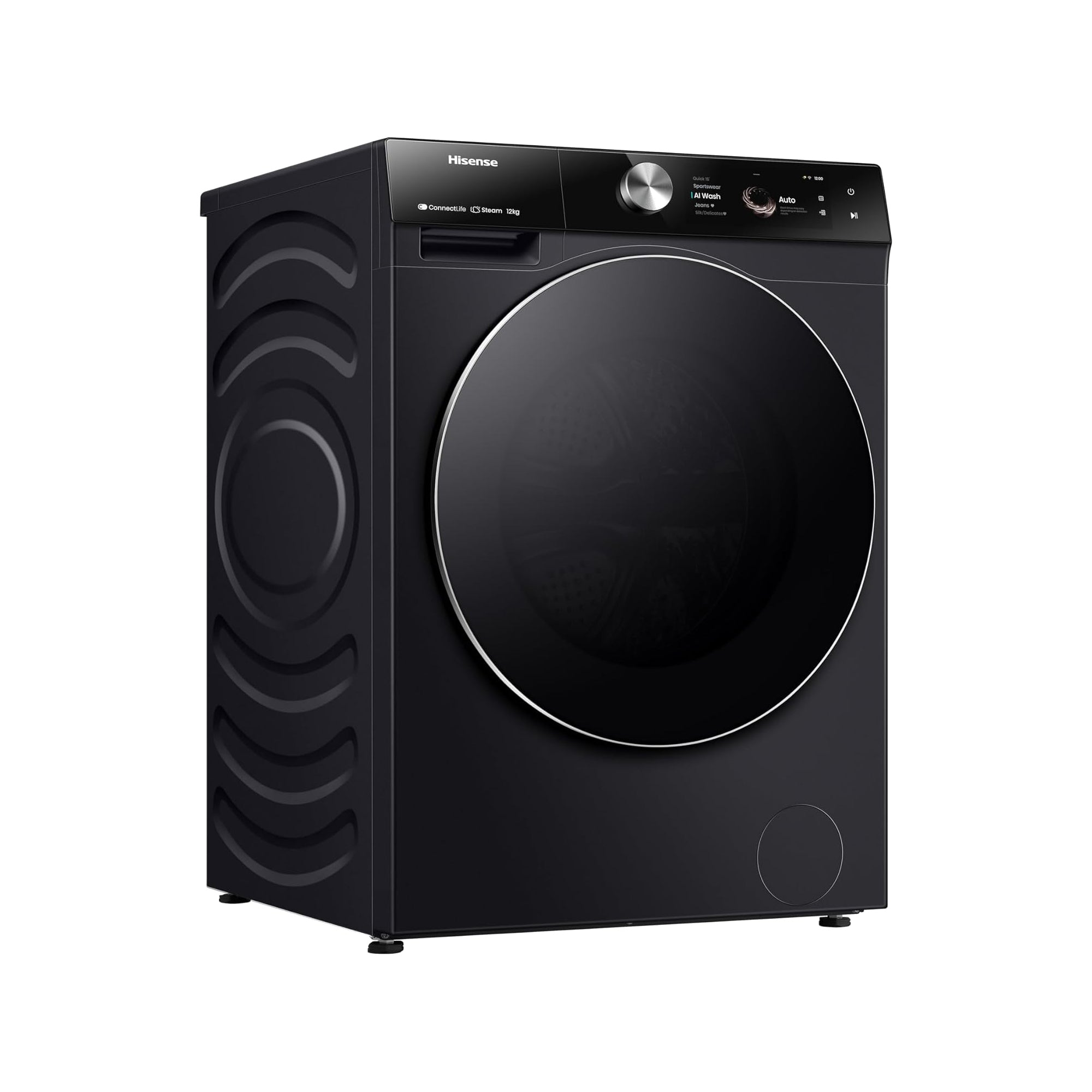 Hisense 12 kg Front Load Washing Machine – 1400 RPM Inverter Motor Smart WiFi Auto Dose WF7S1247BB