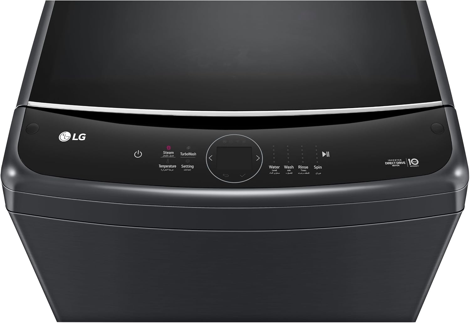 LG AI STS Drum and Lint Filter Top Load Washing Machine, 13 kg Capacity, Middle Black - T13H3SDHT2